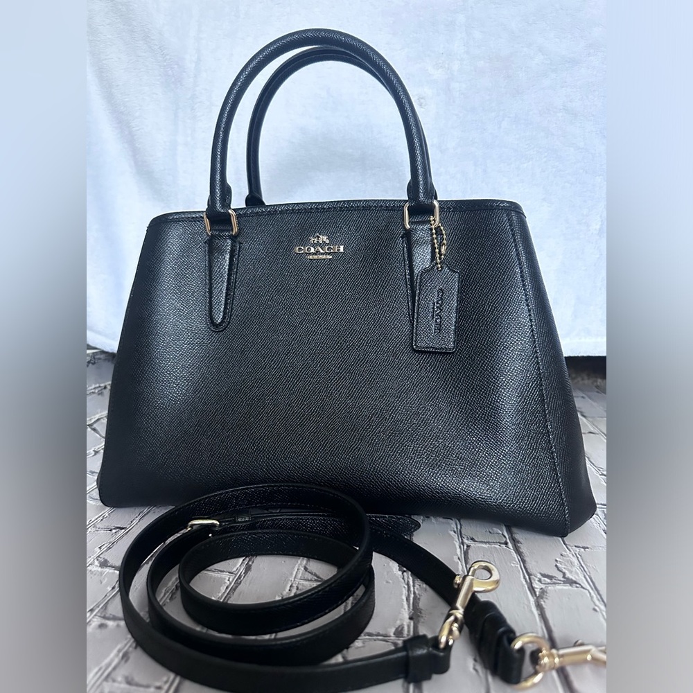 Black Coach bag- Like new